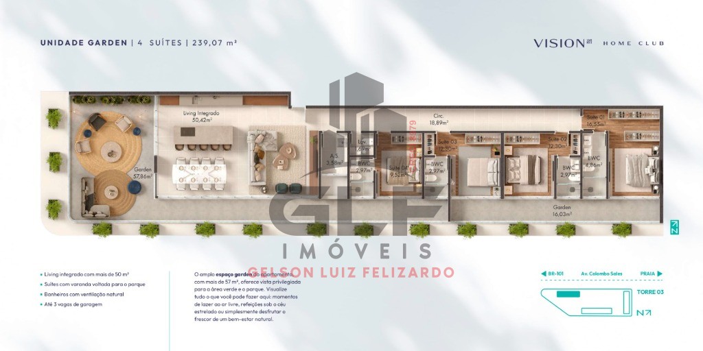 Apartamento Pré Lançamento em Porto Belo dentro do Viva Park, apartamento trás mas segurança e praticidade
