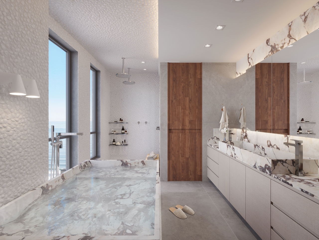 Apto em Construção em itapema/SC bairro Meia Praia, com 205m², com 4 suítes, 3 vagas de garagem, área de lazer completa