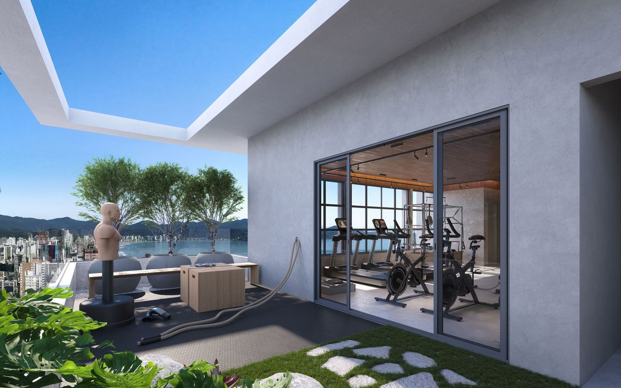 Apto em Construção em itapema/SC bairro Meia Praia, com 205m², com 4 suítes, 3 vagas de garagem, área de lazer completa
