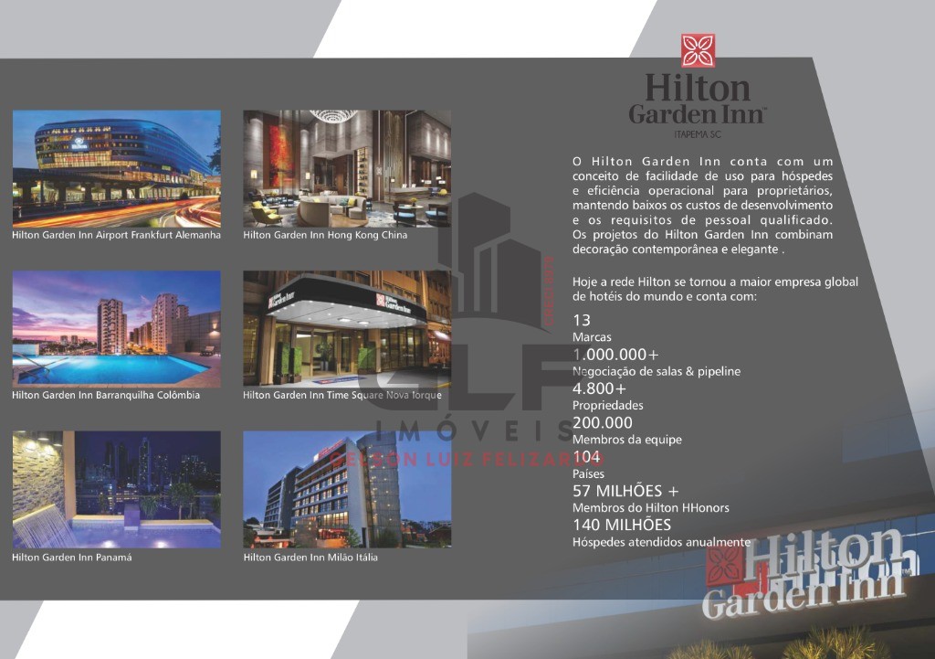 Oportunidade de investimento! Quarto de hotel em Construção a venda em Itapema/SC no bairro Meia Praia, com 28m² próximo ao mar