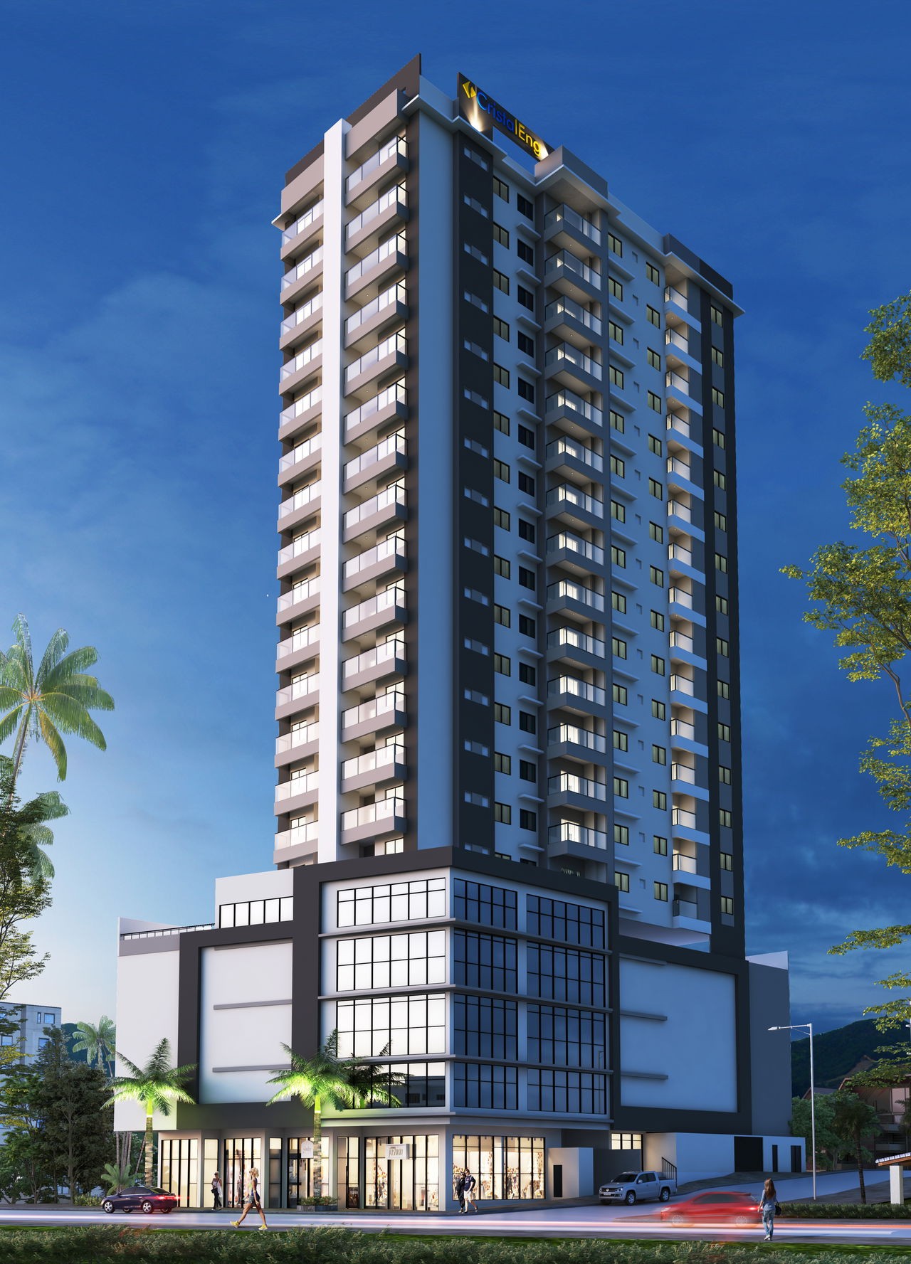 Apto em construção em itapema/sc bairro tabuleiro, com 70m² 