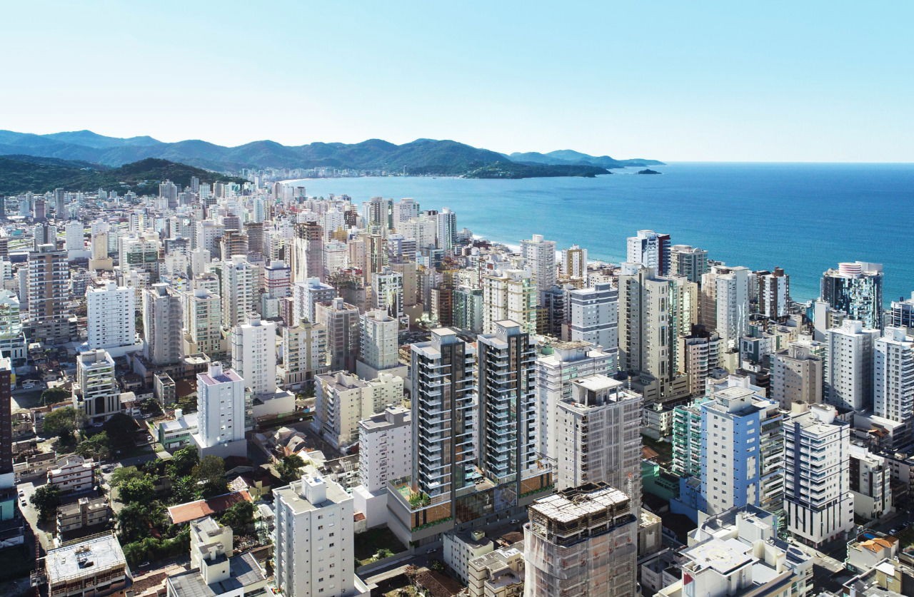 Apto em Pronto em Itapema/SC bairro Meia Praia, com 132,91m² com 3 suítes, 2 vagas de garagem, área de lazer completa