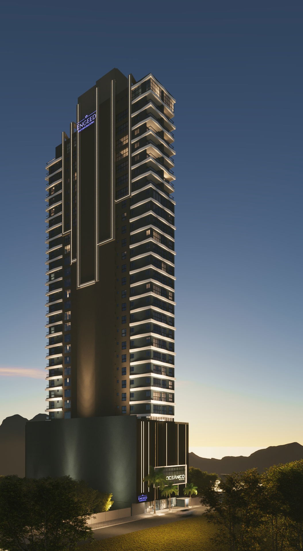 Apto em Construção em Itapema/SC Bairro Meia Praia, com 44,00m² área privativa sendo 1 dormitório, 1 vaga de garagem
