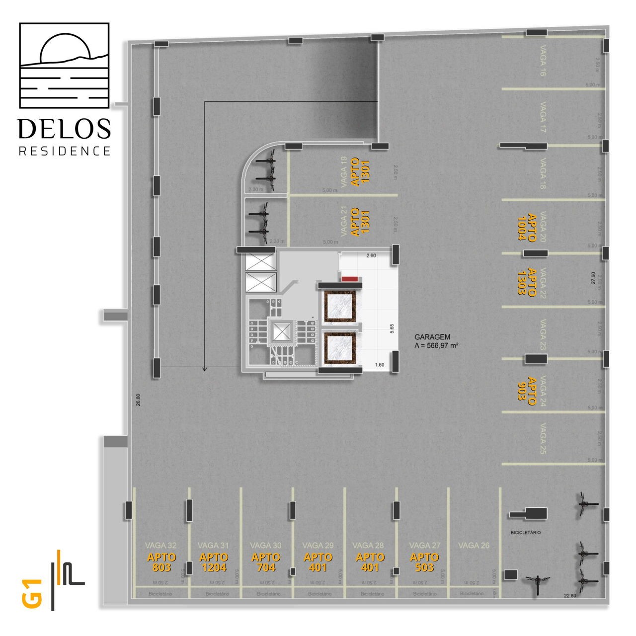 Apto em Construção em Camboriú, com 106,99m² área privativa, sendo 3 suítes, 2 vagas de garagem, área de lazer completa - foto 37