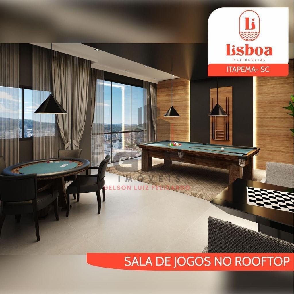 Apto Pronto em Itapema/SC com 69,95m² área privativa sendo 2 suítes, 1 vaga de garagem, área de lazer completa no Rooftop