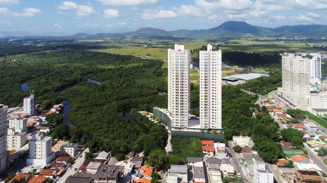 Apto em Construção em Itapema, bairro Meia Praia, com 120,19m² área privativa, sendo 2 suítes, 2 vagas de garagem, área de lazer completa
