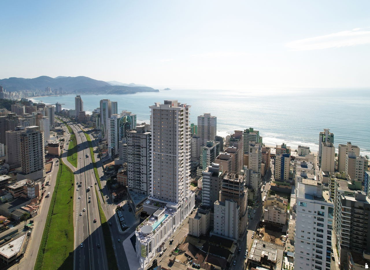Apto Pré Lançamento em Itapema/SC bairro Meia Praia, com 143,40m² área privativa, sendo 3 suítes, 2 vagas de garagem, área de lazer completa