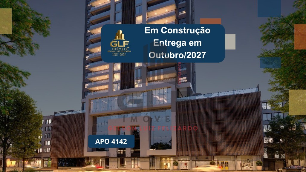 Apto Construção em Itapema/SC bairro Meia Praia, com 172.11m² Área privativa, sendo 4 suítes, 3 vagas de garagem, área de lazer completa