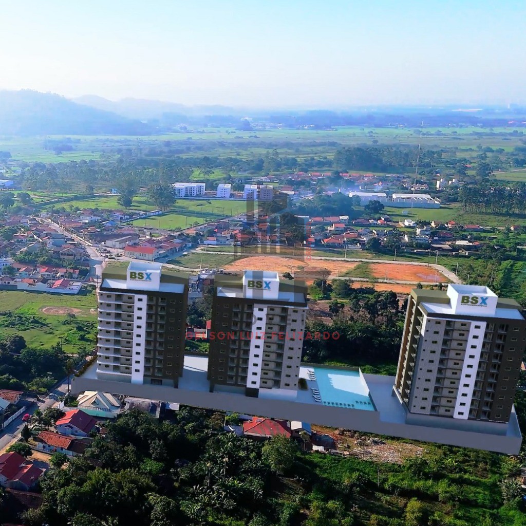 Apto em construção em tijucas/sc com 67,36m²área privativa s