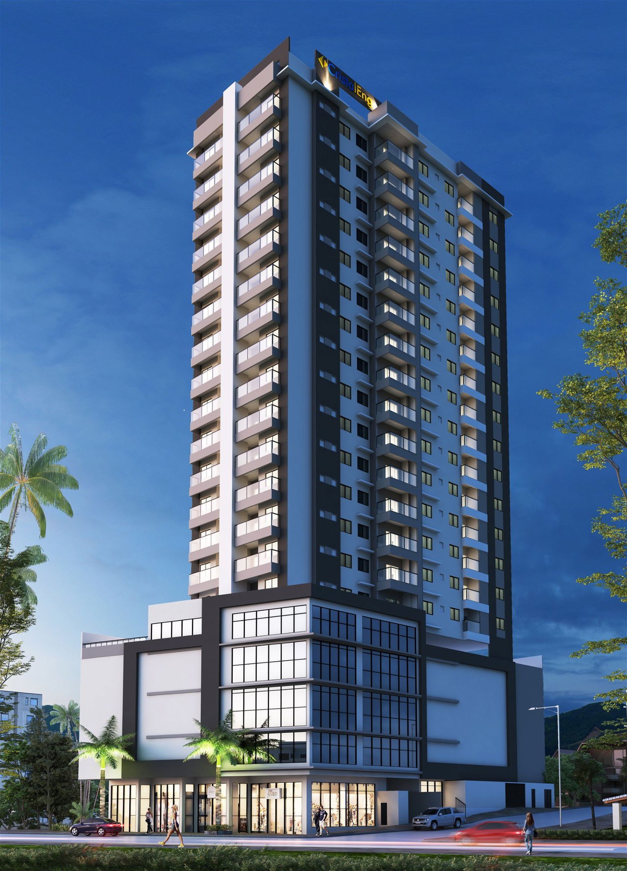 Apto em construção em itapema/sc bairro tabuleiro, com 70m² 