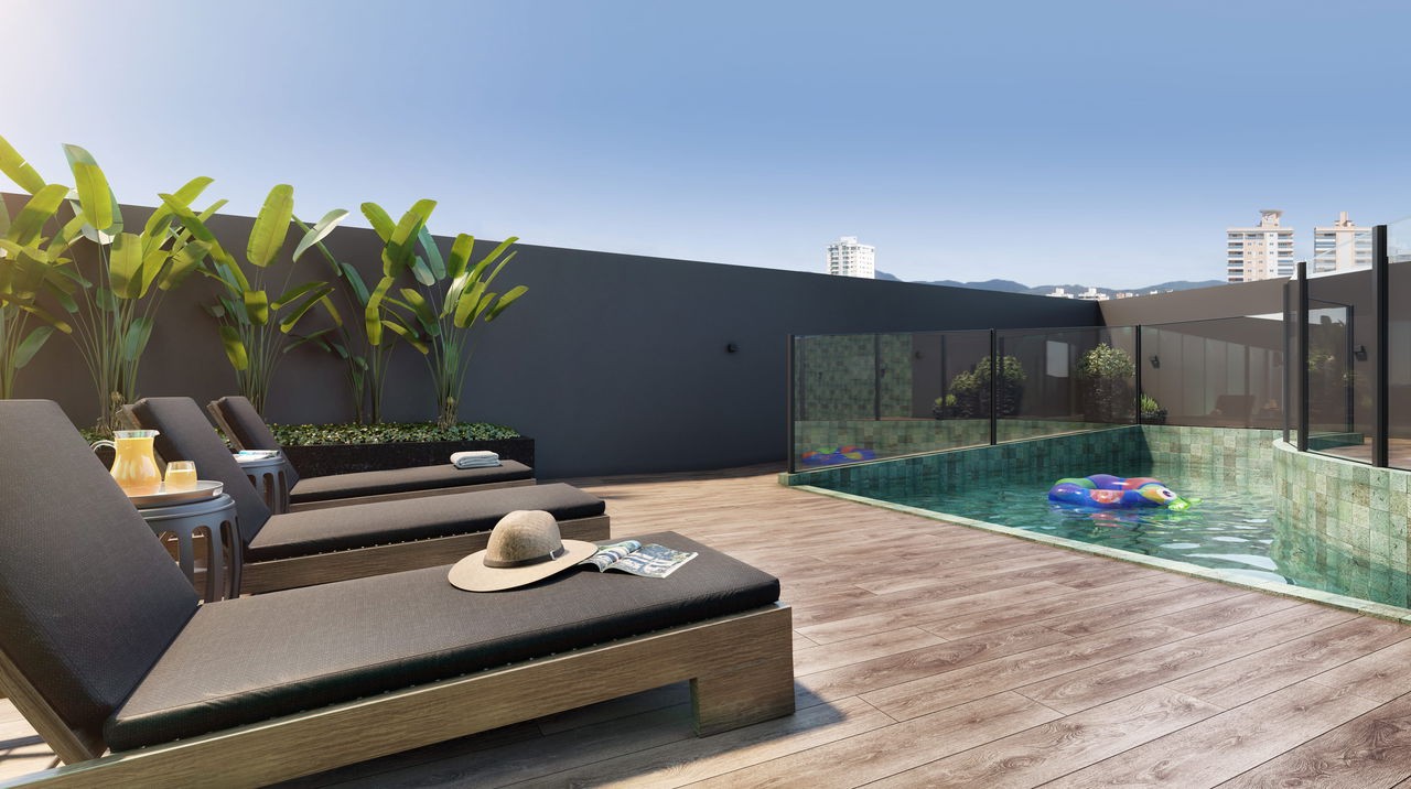 Apto Pronto em Itapema, bairro Meia Praia, com 179m² área privativa, sendo 4 suítes, 3 vagas de garagem, área de lazer completa