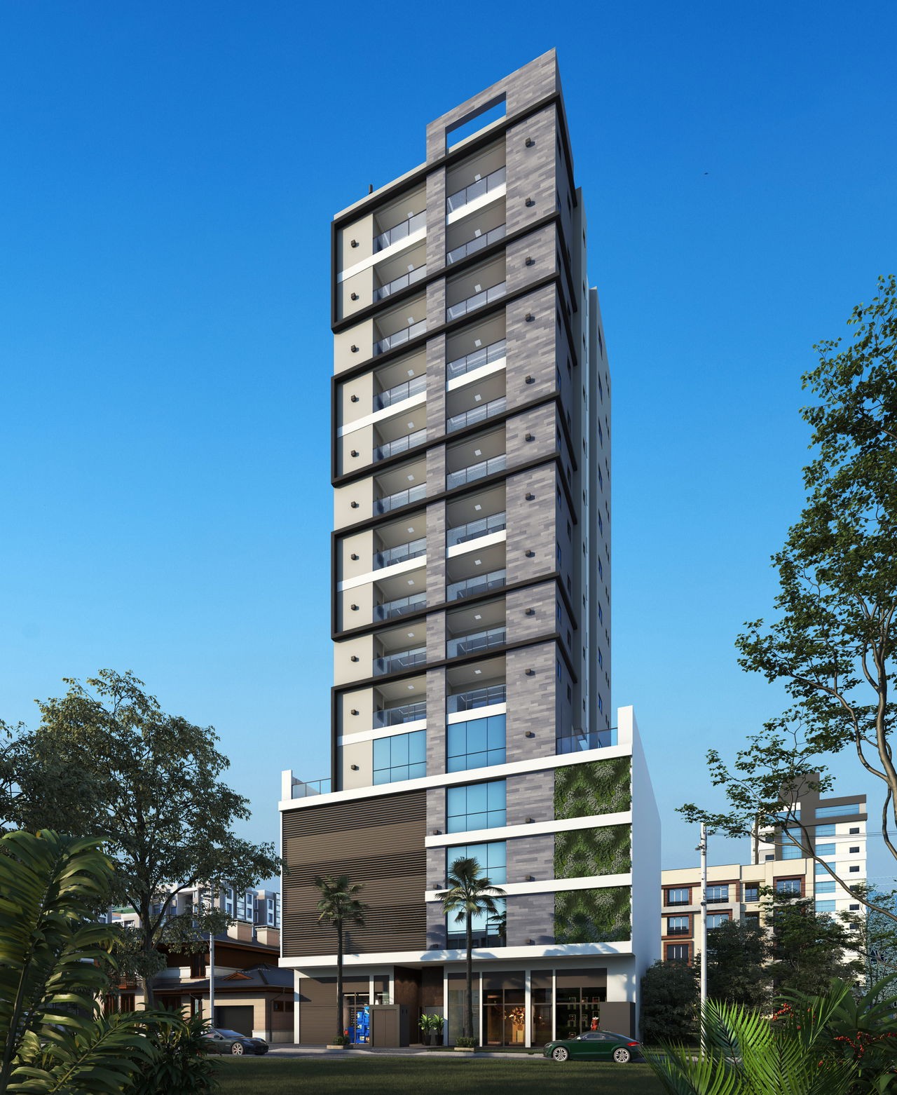 Apto Pronto em Itapema/SC bairro Meia Praia, com 105,85m²área privativa sendo 3 suítes, 2 vagas de garagem, área de lazer completa