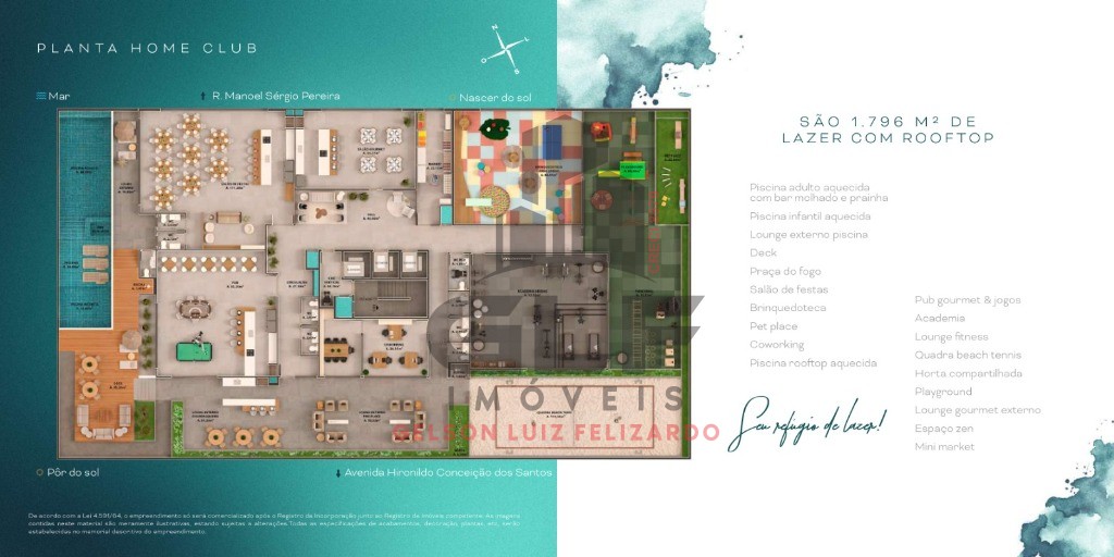 Apto Pré Lançamento em Porto Belo, com 86,50m² área privativa sendo 2 suítes, 2 vagas de garagem, área de lazer completa