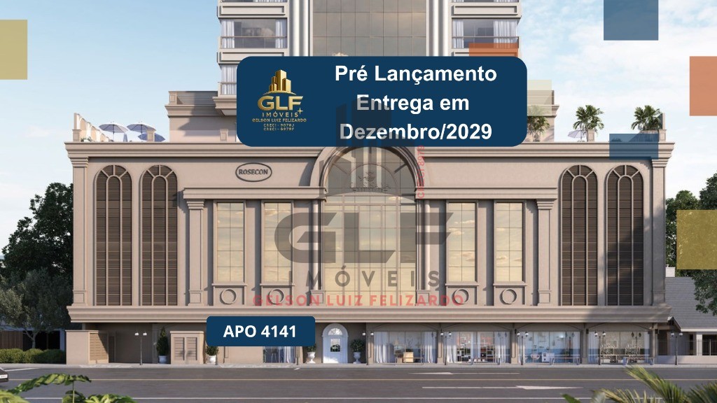 Apto na Planta em Itapema/SC bairro Meia Praia, com 185,20m²área privativa, sendo 4 suítes, 3 vagas de garagem, área de lazer completa