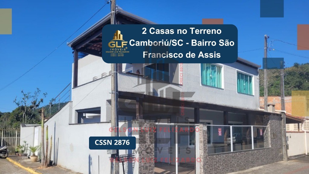 2 casas no terreno a venda em camboriú, no bairro são franci