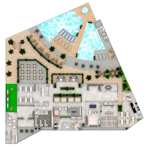 Apto em construção em camboriú com 73,03m² área privativa co