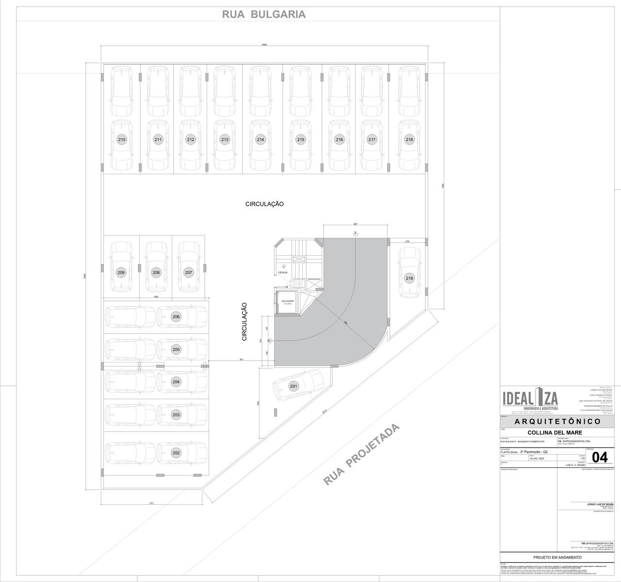 Apto em construção em balneário camboriú, com 65m² área priv