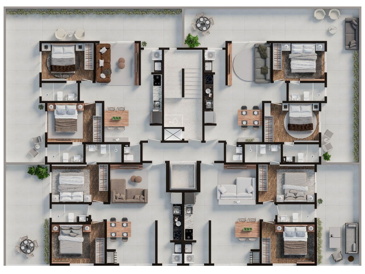 Apto pronto em balneário camboriú, com 109,36m ² área privat