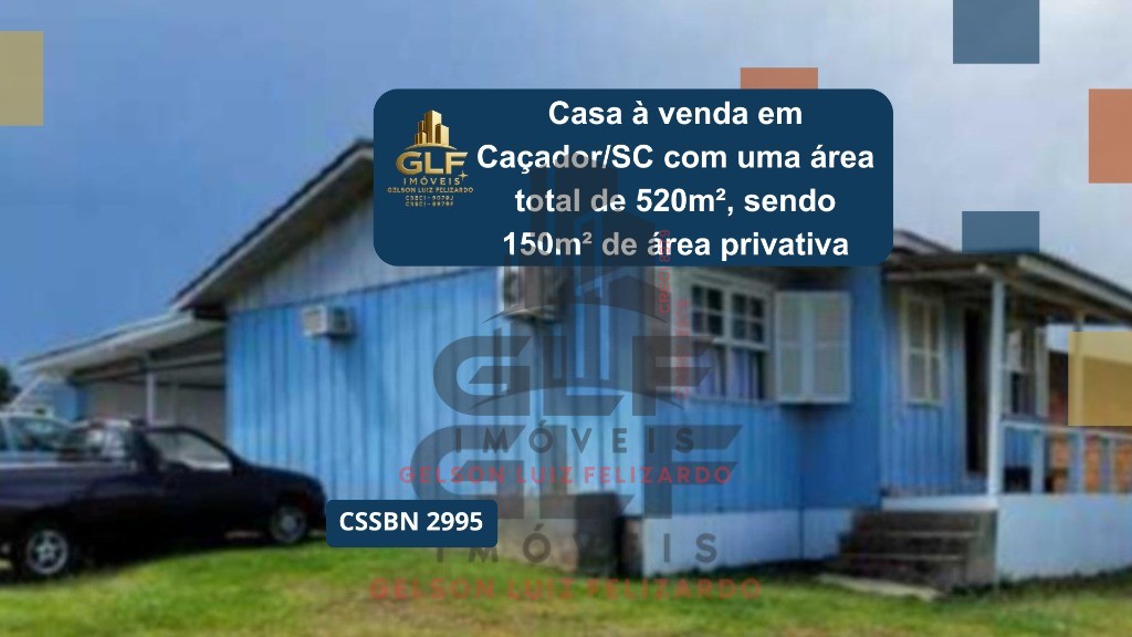 Oportunidade única! casa à venda em caçador/sc com uma área 