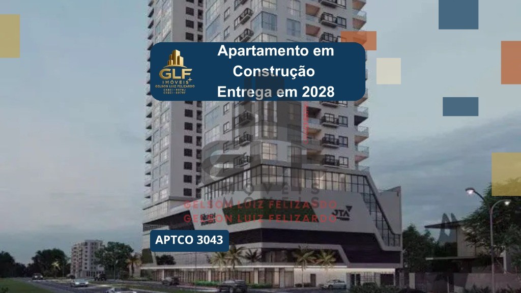 Apartamento em construção ed, aspen, apartamento com 76m² de