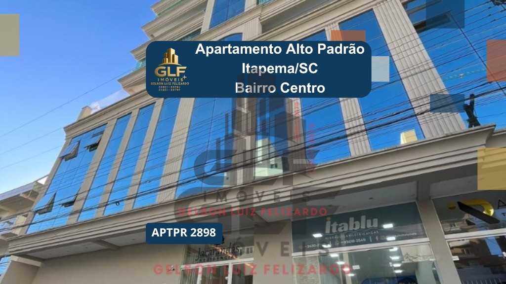 Apartamento de Alto Padrão na cidade de Itapema/SC, no bairro Centro, com 3 Suítes e 2 Vagas de Garagem. Localização Privilegiada.