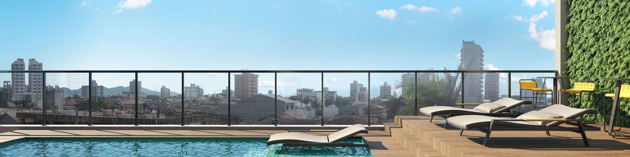 Apto em Construção em Porto Belo, com 208m² área privativa sendo, 3 suíte, 2 vagas de garagem, área de lazer completa