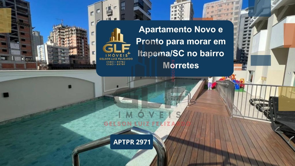 Apartamento Novo e Pronto para morar em Itapema/SC no bairro Morretes, com 3 dormitórios, sendo 1Suíte e 1 Vaga de garagem, com Lazer Completo - foto 1