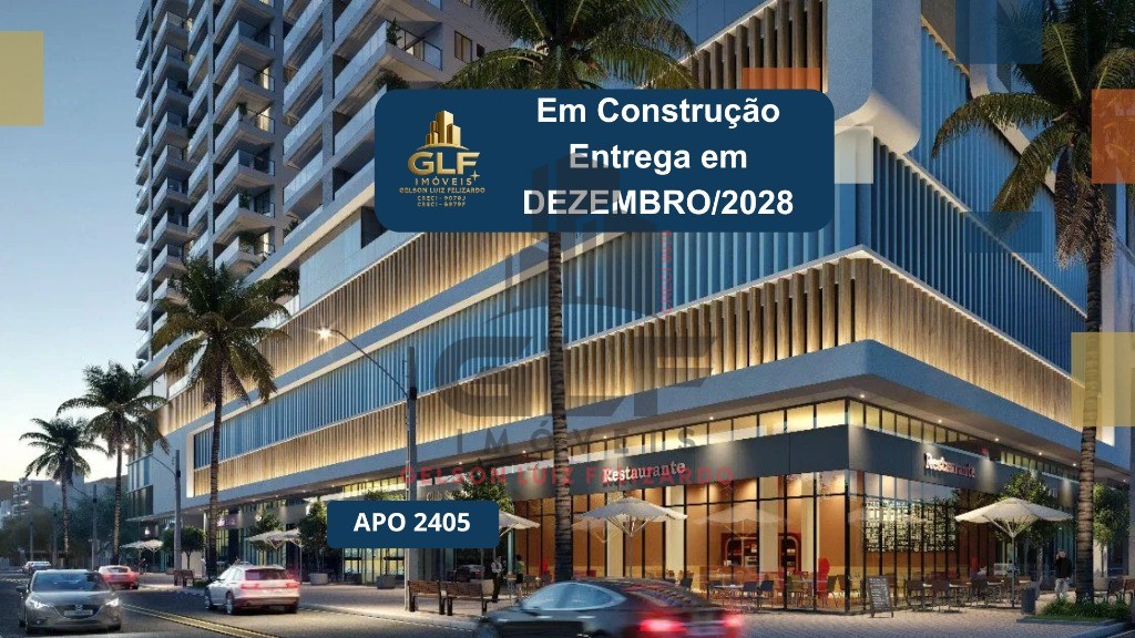 Apto em Construção em Porto Belo, com 128,08m² área privativa, sendo 3 suítes, 2 vagas de garagem, área de lazer completa