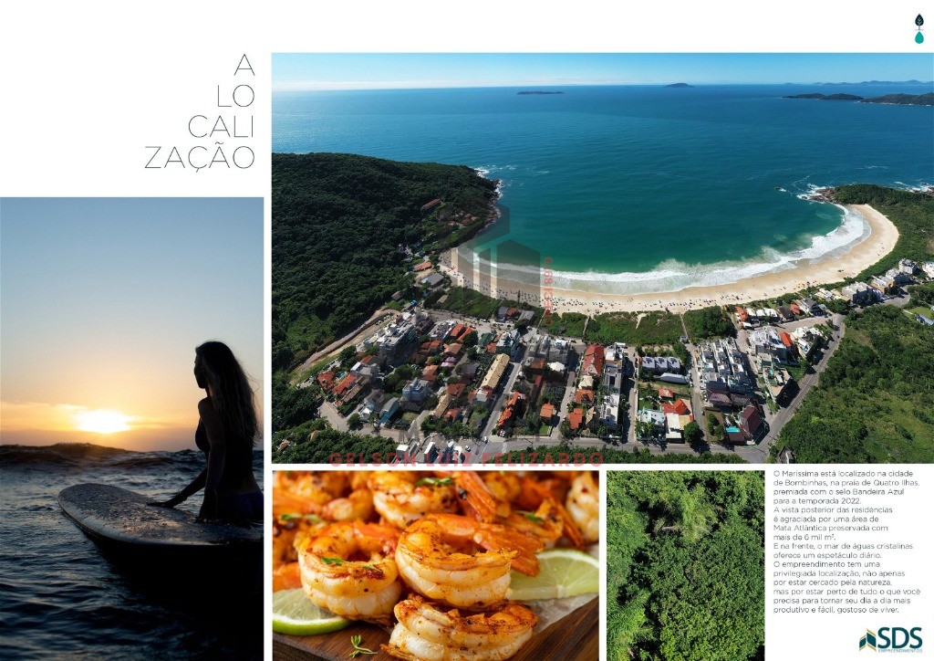 Casa de luxo na cidade de Bombinhas/SC, no bairro 4 Ilhas, com 3 Suítes e 3 Vagas de Garagem. Localização Privilegiada. Casa Alto Padrão. 172m do mar