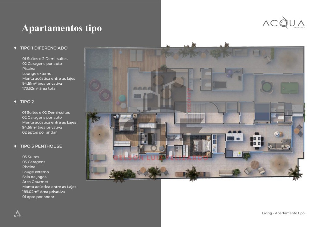 Apto Em Construção em Itapema/SC bairro Meia Praia, com 192m² área privativa sendo 3 suítes, 1 vaga de garagem, área de lazer completa