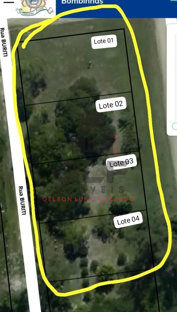 Terreno a venda na cidade de Bombinhas/SC no bairro Mariscal, com metragem de 1460m², 300m do mar. Oportunidade de Investimento