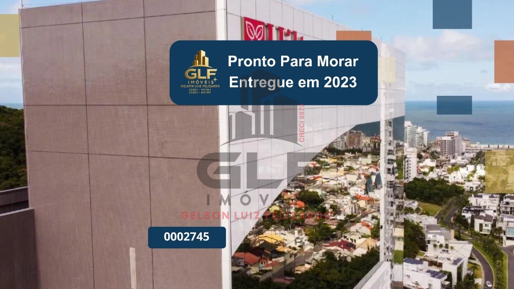 Apto Pronto em Itajaí, com 27,45m² área privativa, sendo 1 suíte, área de lazer completa