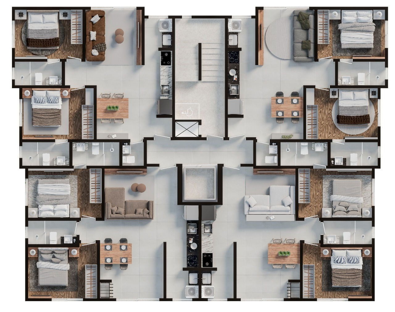 Apto pronto em balneário camboriú, com 109,36m ² área privat