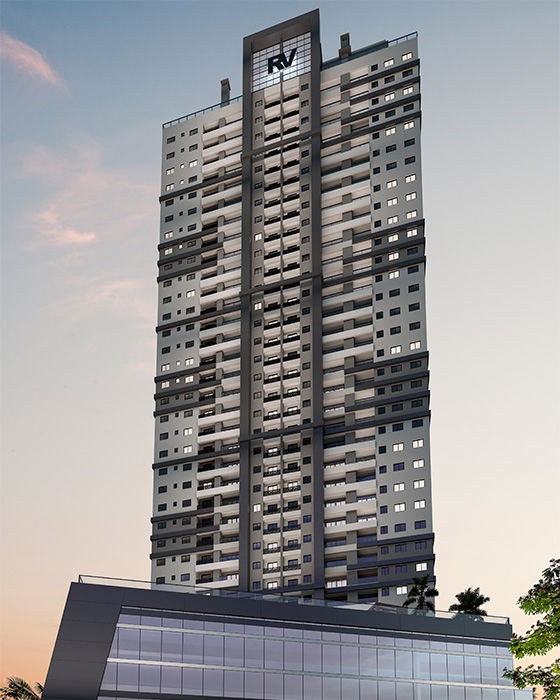 Apto em construção em camboriú com 73,03m² área privativa co
