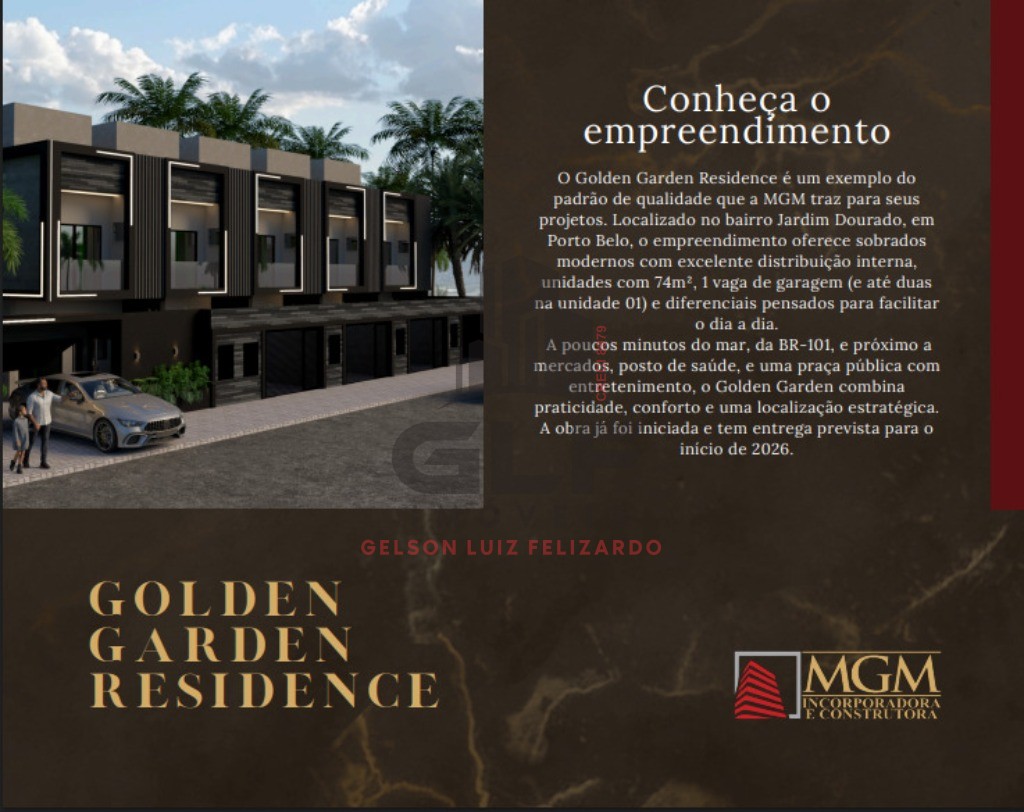Casa em construção em itapema/sc, com 74m² área privativa, s