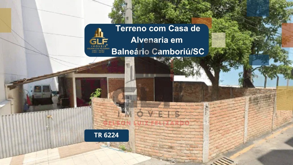 Terreno com casa na cidade de balneário camboriú/sc no bairr