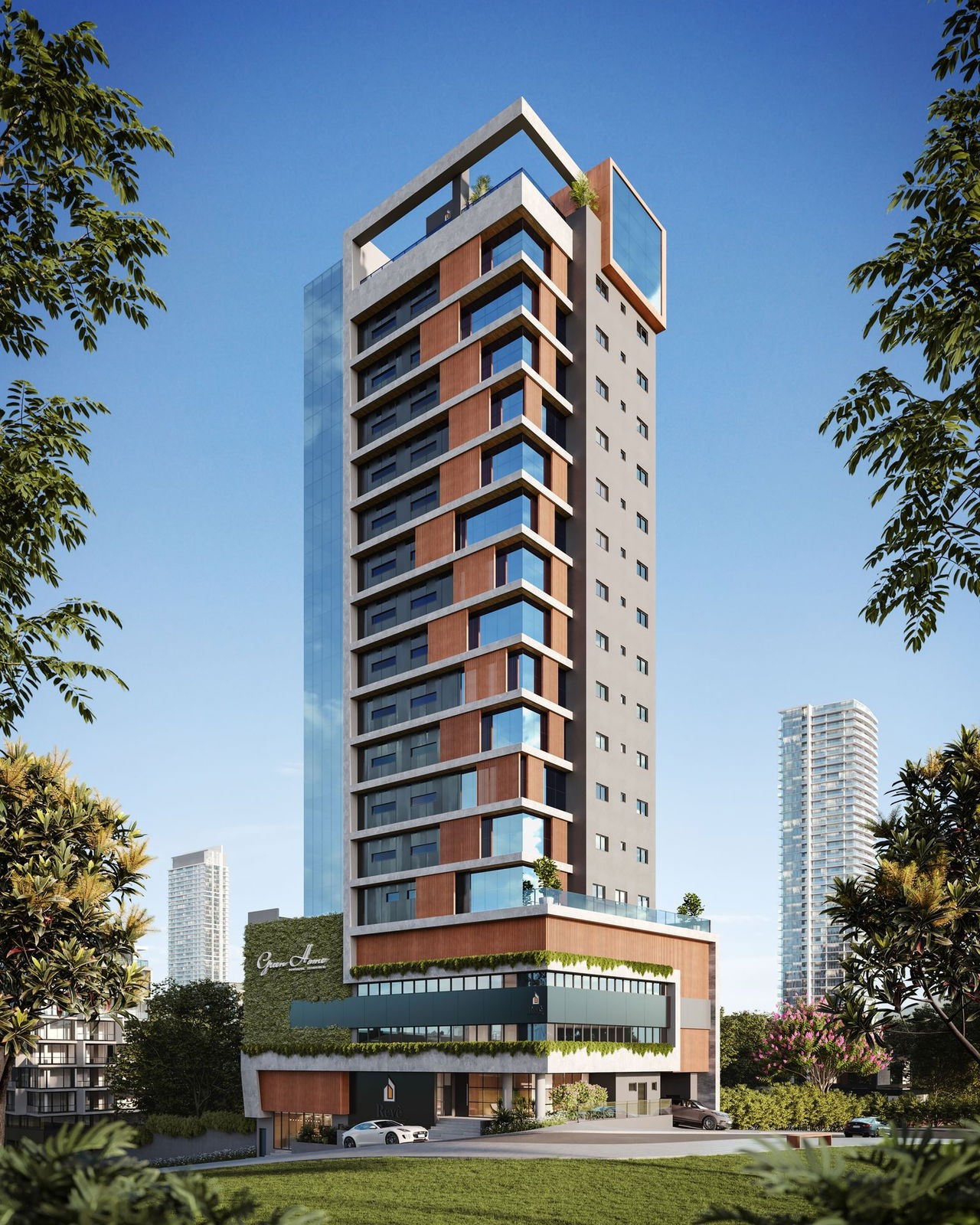 Apto em Construção em Balneário Camboriú, com 126,68,² área privativa sendo 3 suítes, 2 vagas de garagem, área de lazer completa
