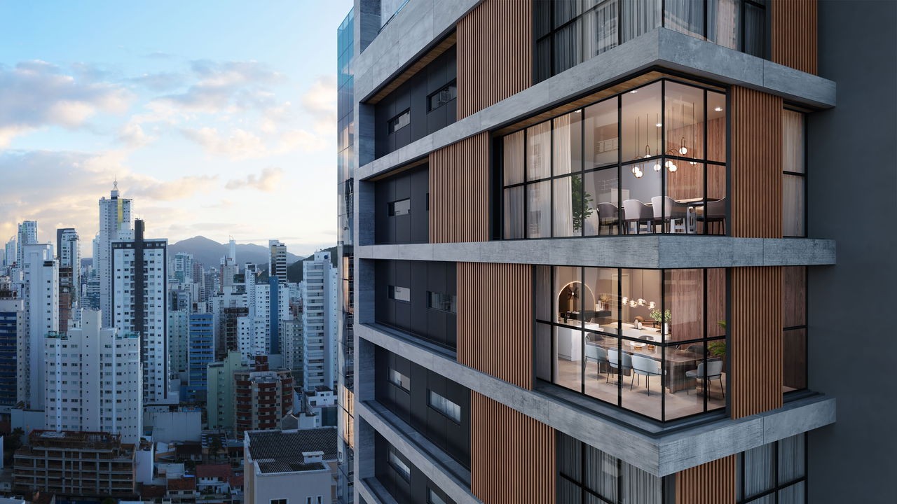 Apto em Construção em Balneário Camboriú, com 126,68,² área privativa sendo 3 suítes, 2 vagas de garagem, área de lazer completa