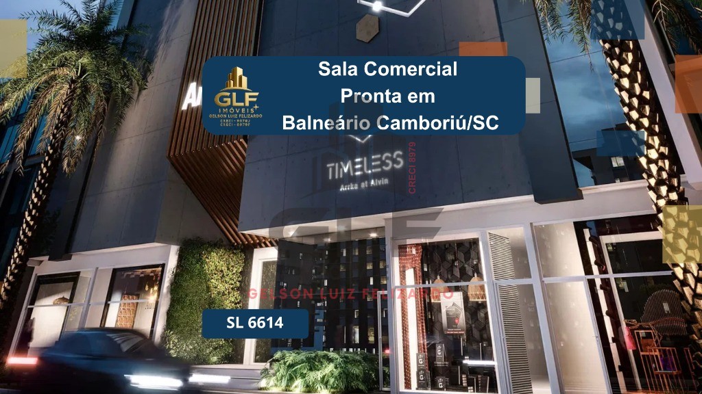 Oportunidade Única: Sala Comercial Pronta à Venda no Centro de Balneário Camboriú-SC, 448,87m², 1 Banheiro e 2 Vagas de Garagem!