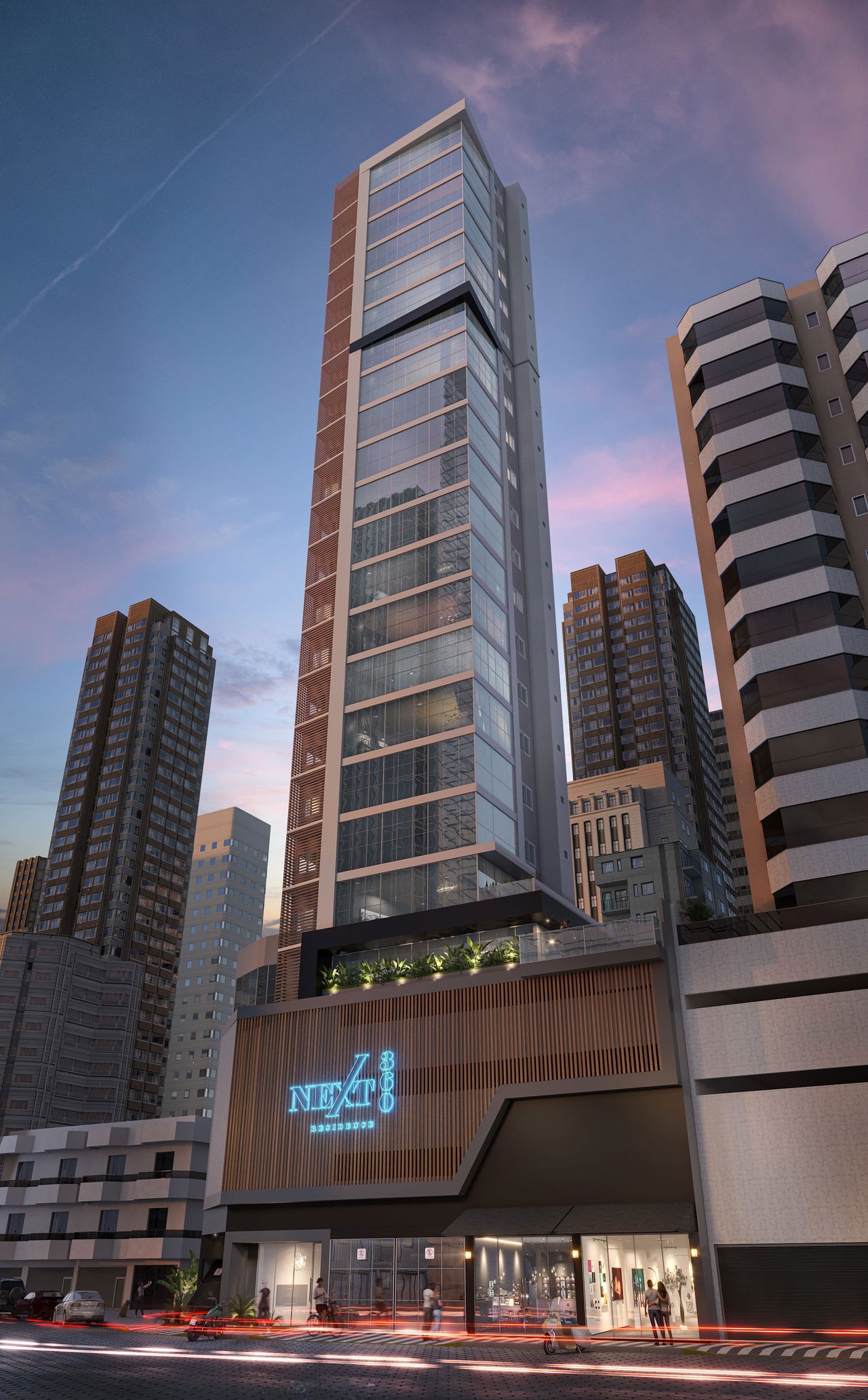 Apto em Construção em Balneário Camboriú, com 185,51m² área privativa sendo, 4 suítes, 3 vagas de garagem, área de lazer completa