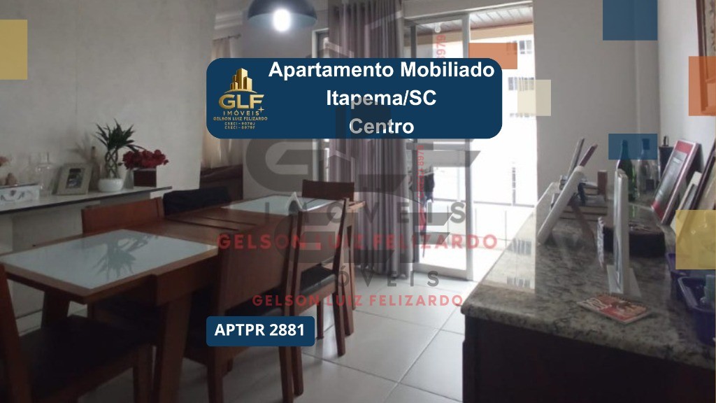 Apartamento Mobiliado em Balneário Camboriú/SC, no bairro Centro, com 2 Dormitórios e 1 Suíte,1 Vaga de Garagem. Localização Privilegiada.