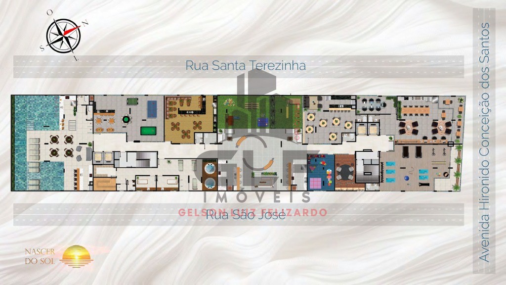 Apartamento em Construção em Porto Belo/SC Bairro Perequê, com 113,44m² área privativa, sendo 3 suítes área de lazer completa