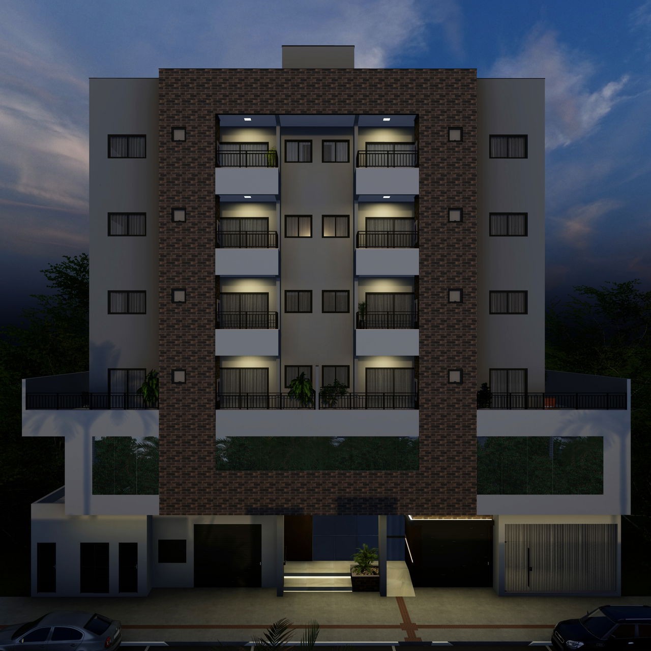 Sala comercial, em construção em camboriú, com 88,72m² de ár