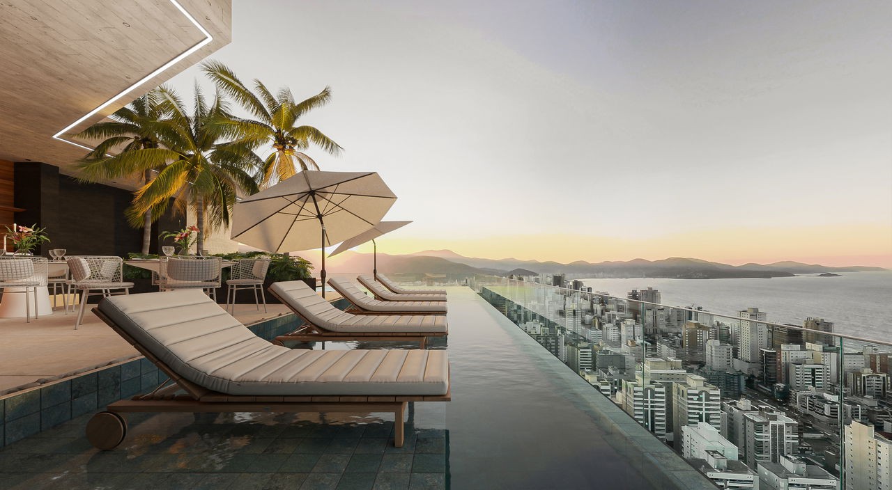 Apartamento Lançamento na cidade de Itapema/SC no bairro Meia Praia, 3 dormitórios e 1 Vaga de garagem, com Lazer Completo. Bem localizado. Investir