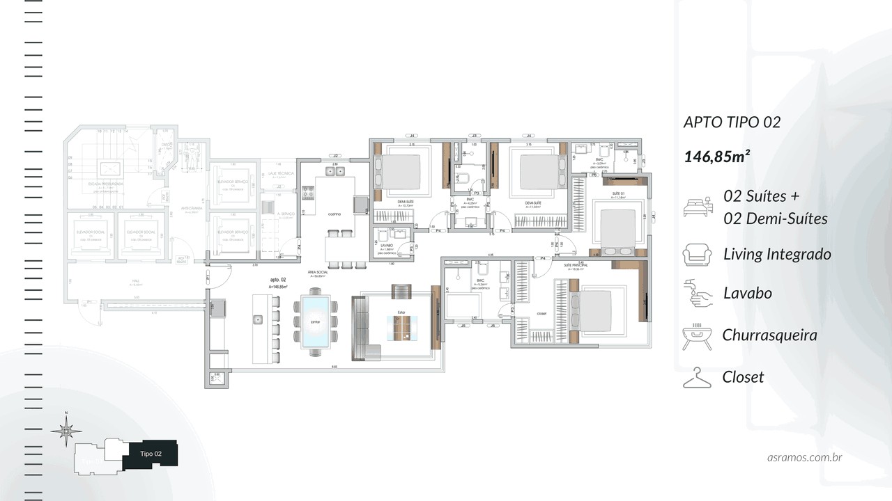 Imperdível oportunidade: apartamento de luxo em construção c - foto 5