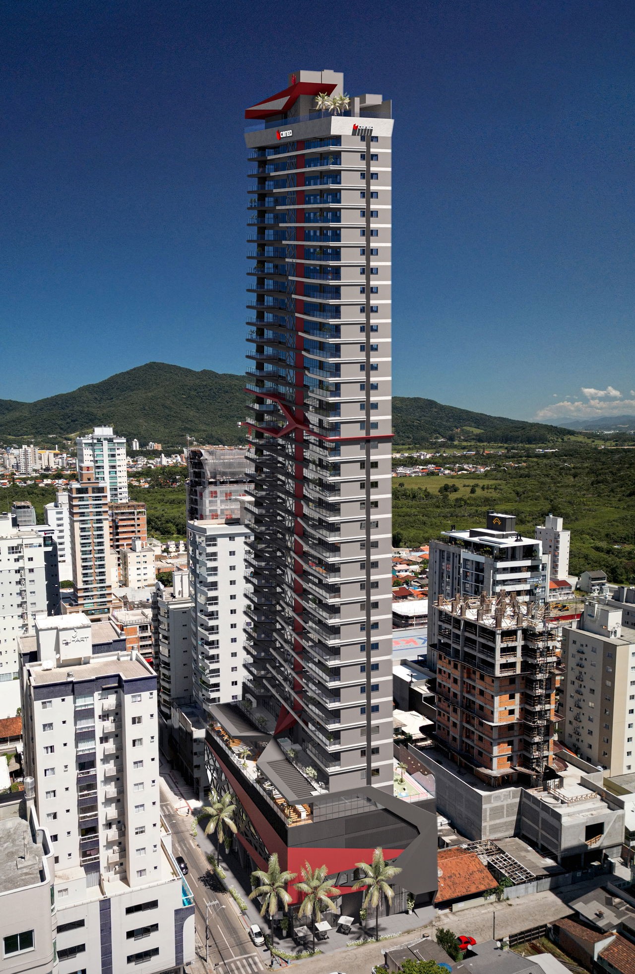 Apartamento Lançamento na cidade de Itapema/SC no bairro Meia Praia, 3 dormitórios e 1 Vaga de garagem, com Lazer Completo. Bem localizado. Investir