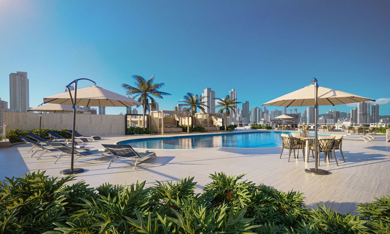 Luxuoso apartamento em Construção de 4 quartos e 4 suítes no Centro de Balneário Camboriú-SC com 3 vagas de garagem!