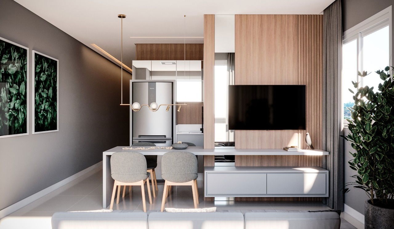 Apartamento em Construção em Porto belo/SC com 70,08m² área sendo 2 suítes, 1 vaga de garagem, área de lazer completa