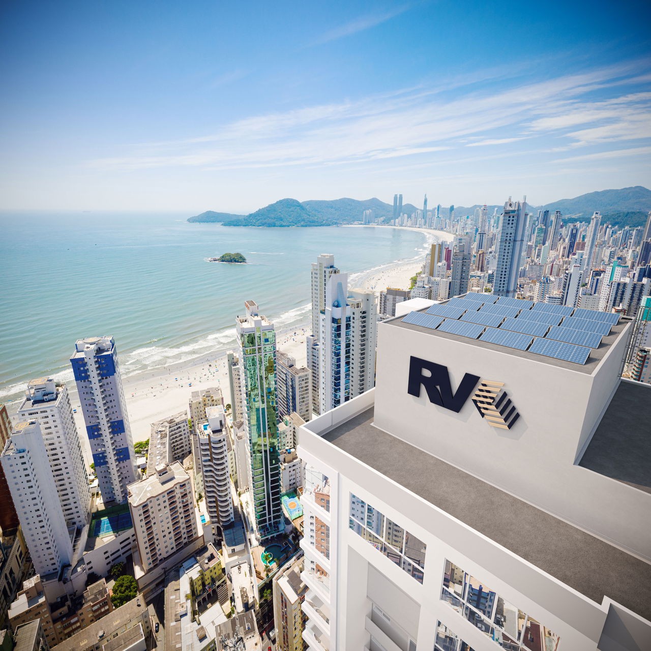 Luxuoso apartamento em Construção de 4 quartos e 4 suítes no Centro de Balneário Camboriú-SC com 3 vagas de garagem!