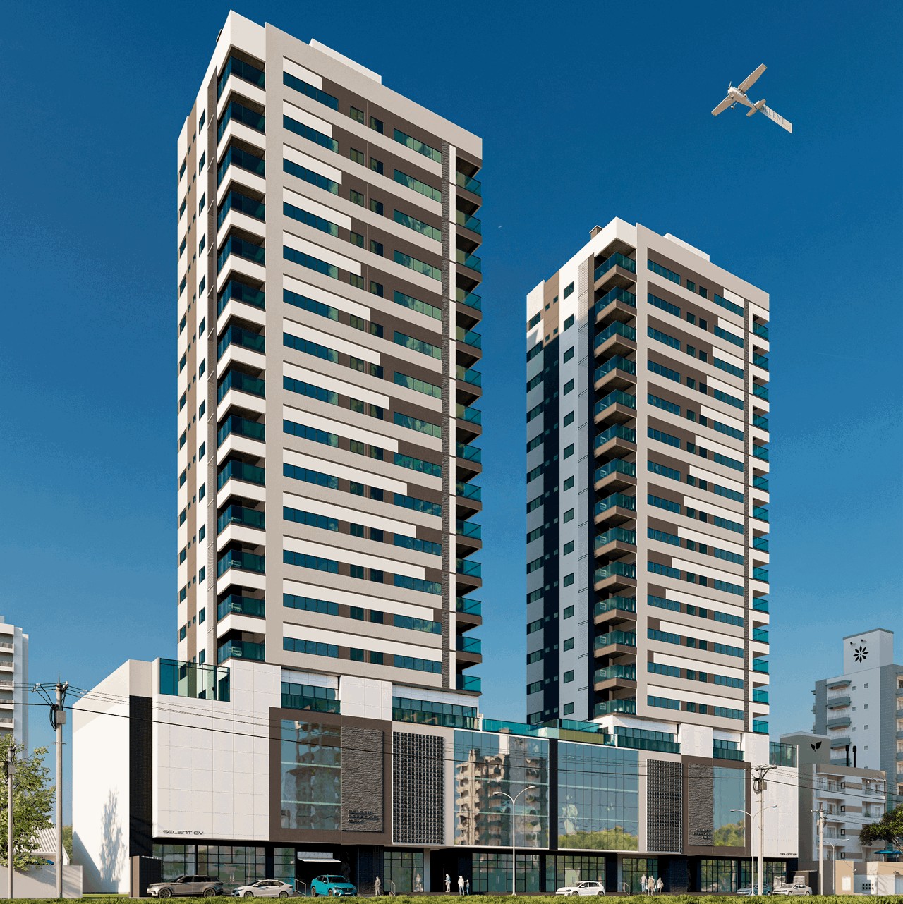 Apartamento em Construção em Itapema/SC com 130,80m² área privativa sendo 3 suítes, 2 vagas de garagem, lazer completa